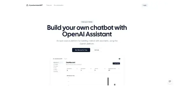 Screenshot of OpenAssistantGPT